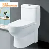 E & F Sanitary Ware japanese style ceramic one piece wc toilet bowl japan sitting pedestal pan washdown one-piece toilet