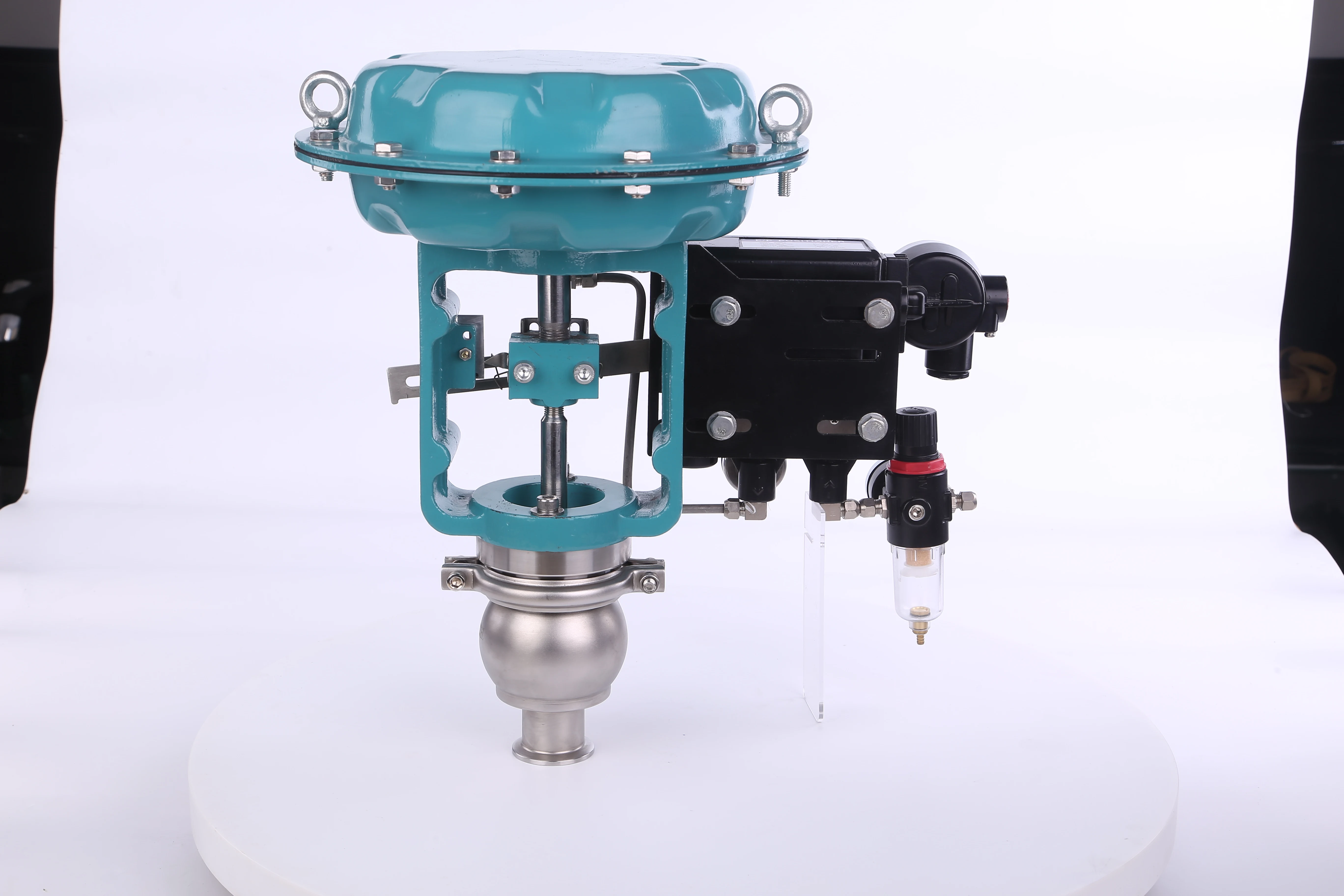 Pneumatic Hygienic Pressure Relief Welded End Control Safety Valve with Metal Actuator