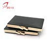 Tow kiss rectangle lock metal clutch purse box frame for party bag