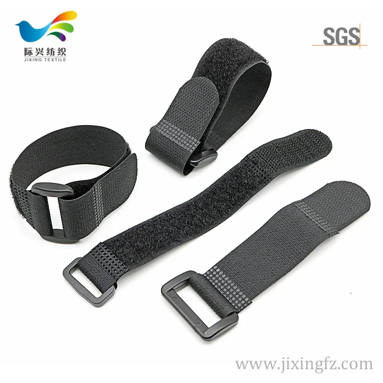 Adhesive hook and loop dots