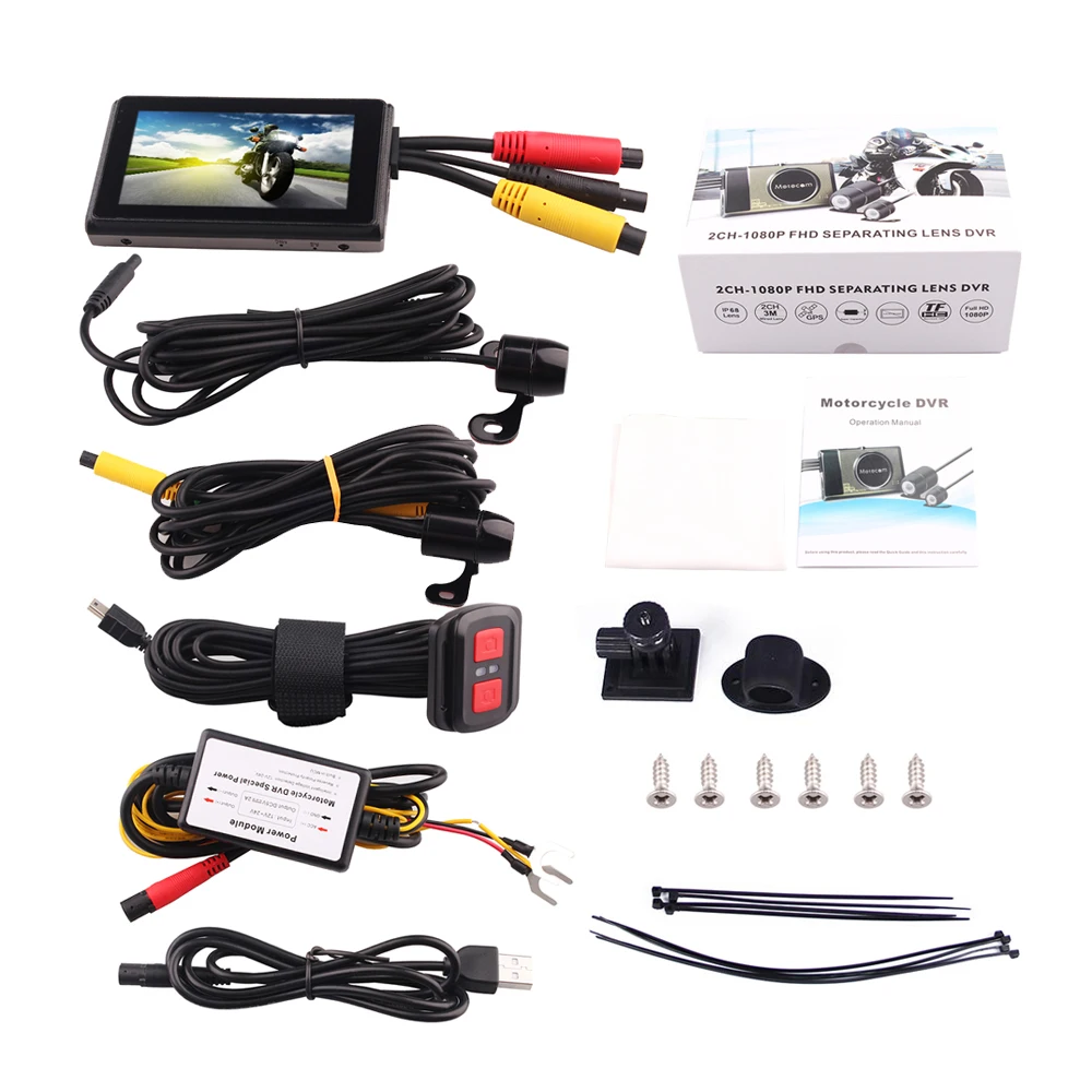 Hot Sale Motorcycle Video Camera Rear View Camera Dvr For Motorcycle ...