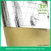 China Factory Reflective 99.9% pure aluminum foil scrim kraft facing for glass wool insulation
