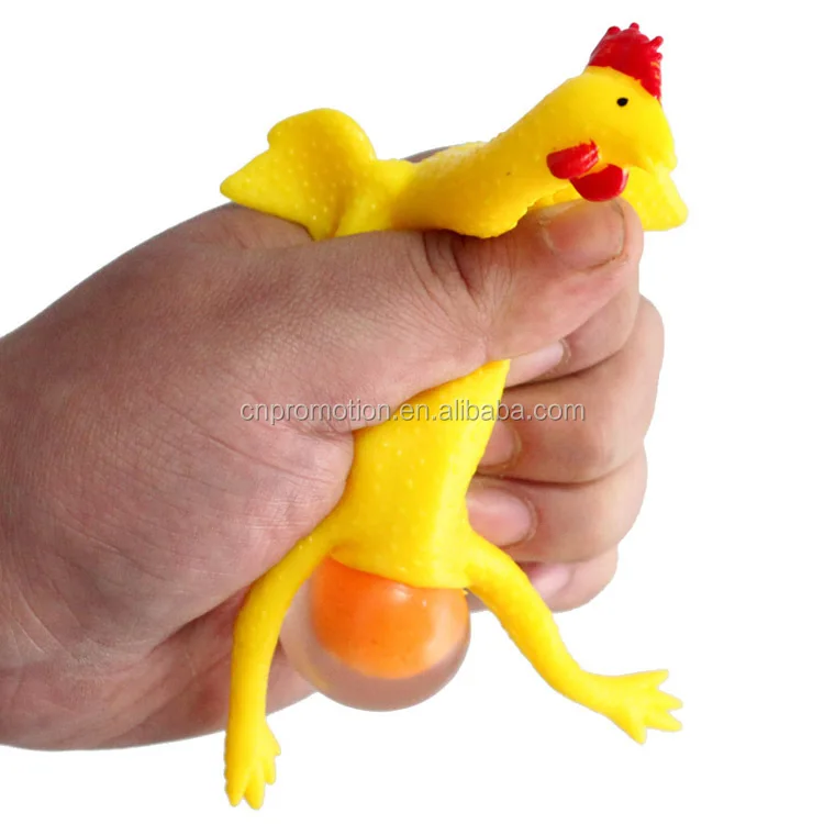stuffed chicken that lays eggs