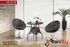 new style rattan wicker pool table and chairs