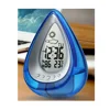 LCD water power digital table clock water proof clock desktop with temperature for bathroom