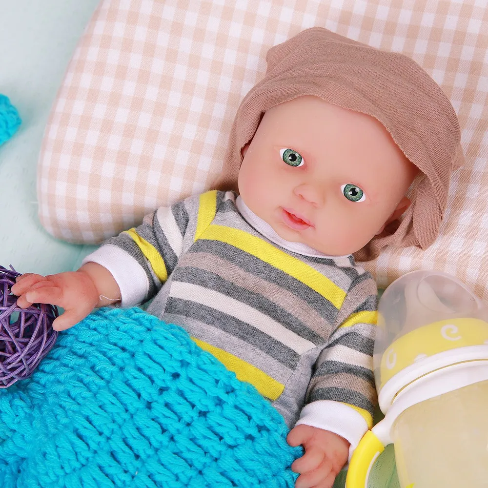 裸体现实可爱的女婴再生硅胶婴儿娃娃礼物