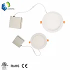 ETL cETL led ラウンド隠さシーリングライト 4 インチ 6 インチ led パネルライト 12 ワット
