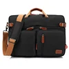 Lokass Waterproof Convertible Custom Tote Backpack Fit 17.3 Inch Laptop Messenger Bag Laptop Briefcase