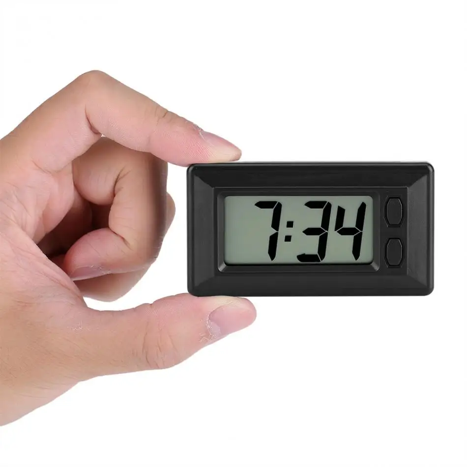 Digital Clock Date Time Temperature For Car Dashboard Table Desk Car Accessories 