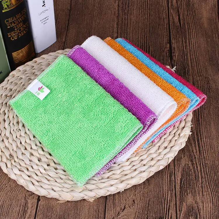 China Alibaba Bulk Wholesale 100 Bamboo Fiber Kitchen Clean Cloth Dish ...