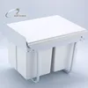 Stable Pull out Double waste bin with bracket kit 30L