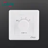 Best Manufacturer White PC Metal Air conditioning fan controller dimmer Wall Switch