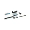 rj45 shield female jack connector 8P8C for PCB 2*4 dual row ports Connectors with right angle type used in router /switch