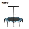 Mini Foldable Rebounder Trampoline With Hand Rail Bouncing Workout Exercise