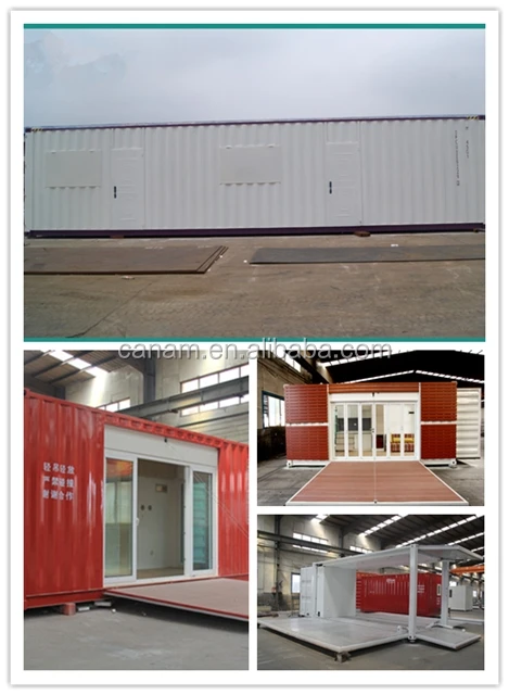 Economic modular flat pack container houses for living