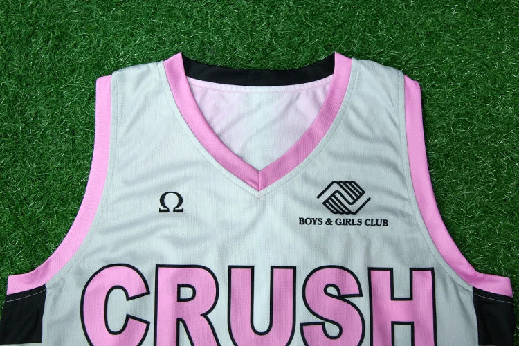 Source Wholesale Basketball Wear Color Pink Girls Women Custom Basketball  Jerseys Uniform Set on m.