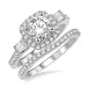 Gemnel fashion 925 silver sterns diamond engagement ring settings