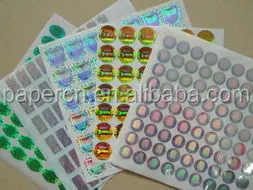 Customized hologram 3 d label/sticker for Shampoo