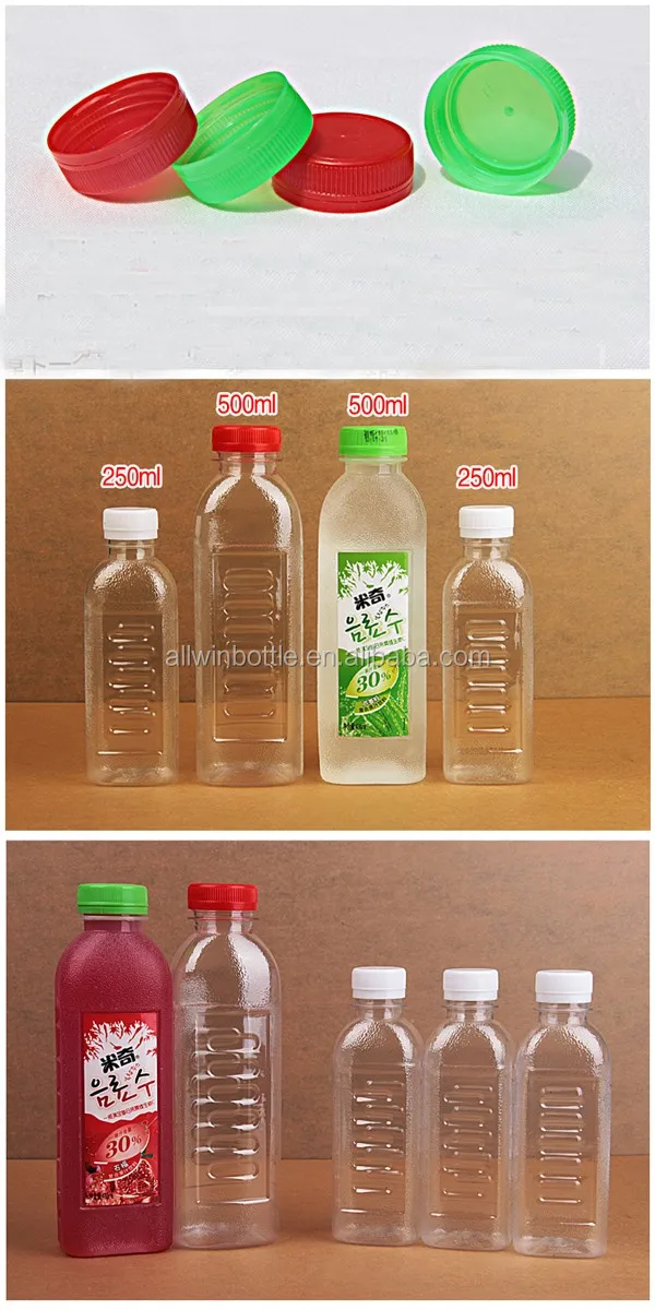 Wholesale New Style Beverage Plastic Bottles With Plastic Screw Cap