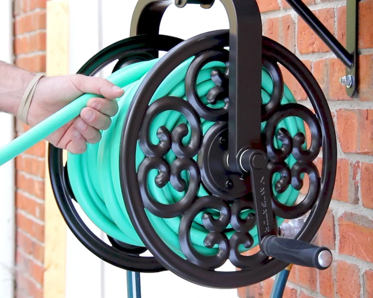 Liberty Garden Rotating Wall Mount Hose Reel