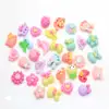 Super Kawaii Pastel Charms For Slime Cute Resin Flower Fruit Animal Cabochons For Crafts Assort Pastel Flatback Charms