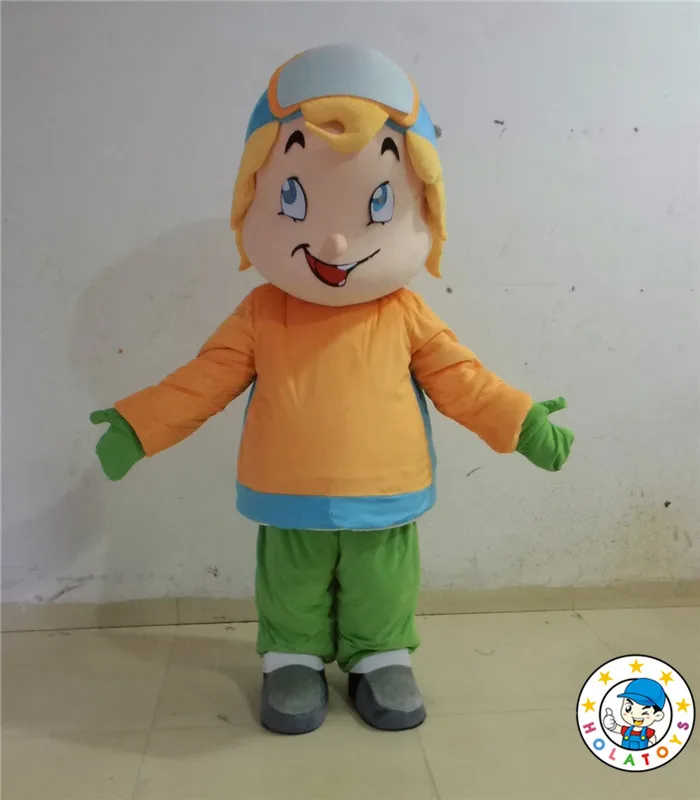 Custom Little Boy Mascot Costume/cartoon Character Mascot Costumes