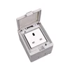 IP55 English Style Double Control Socket with Waterproof Cover