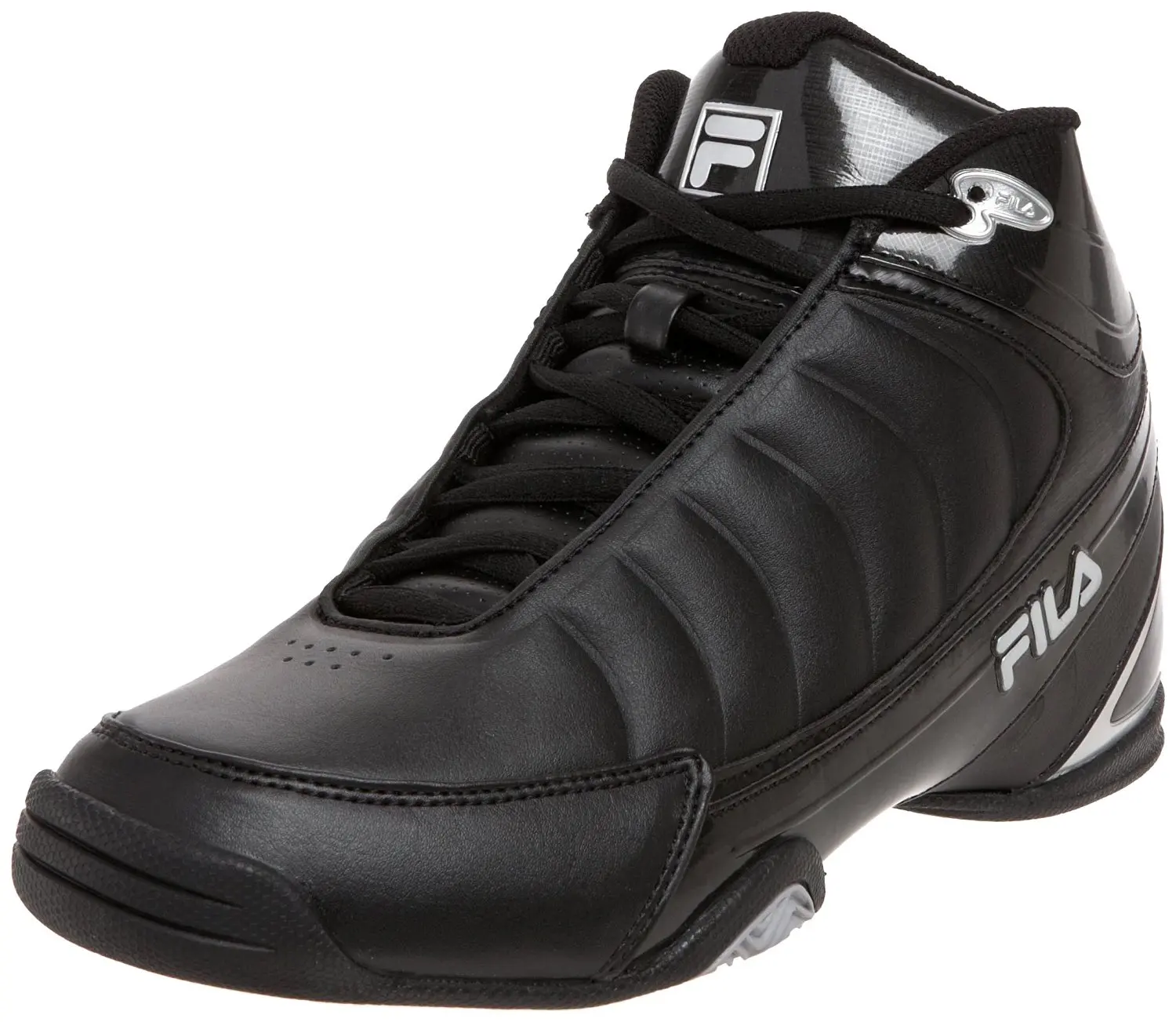 fila black basketball shoes