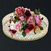 Germany metal crystal fruit bowl,fashion cheap wedding decoration artificial cake stand