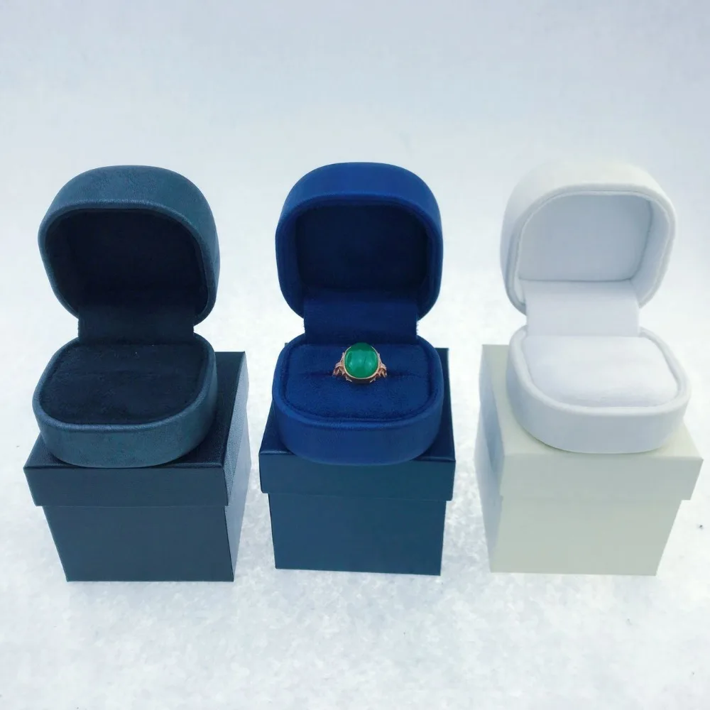 Antique Custom Logo Print Velvet Suede Insert Leather Pu Rotating O Antique Custom Logo Print Velvet Suede Insert Leather Pu Rotating O Ball Shape Ring Box