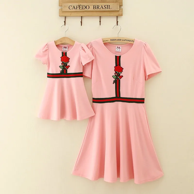 mom and kids dress