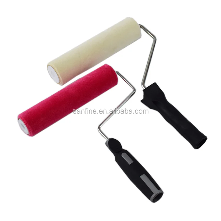 Sanfine American Profile Lambskin Roller Wall Painting Brush Color Wool Paint Roller Fits For