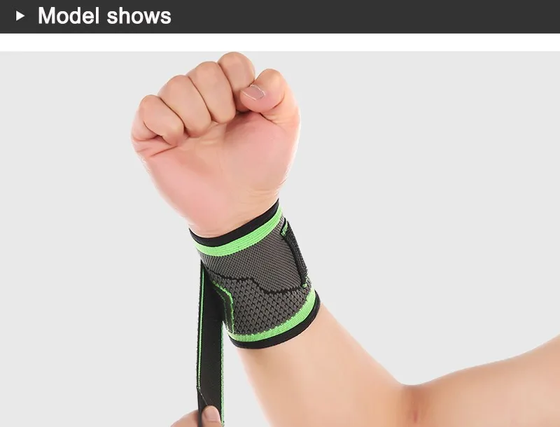 Professional Wristband Sports Safety Adjustable Wrist Support Gym