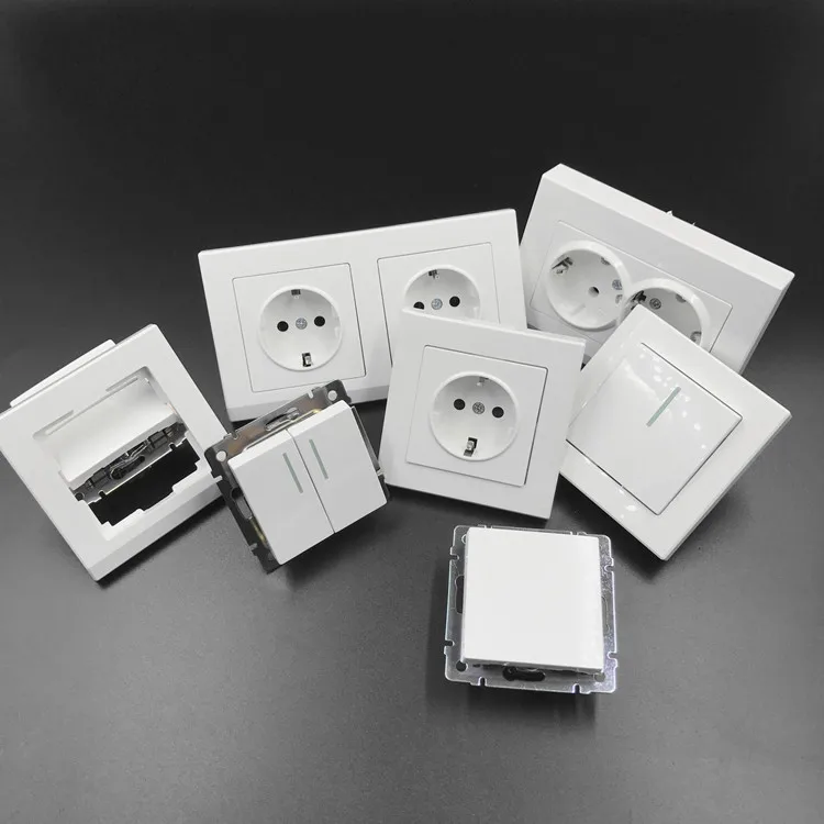 Ce European Standard Double German Wall Socket Buy Double German