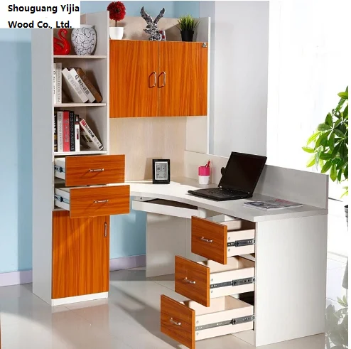 Simple Modern Computer Desk Desk Bookshelf Combination 1 9 1 6