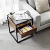 Wholesale Furniture Distributors Metal And Glass Bedside Tables Cheap Glass Coffee Table