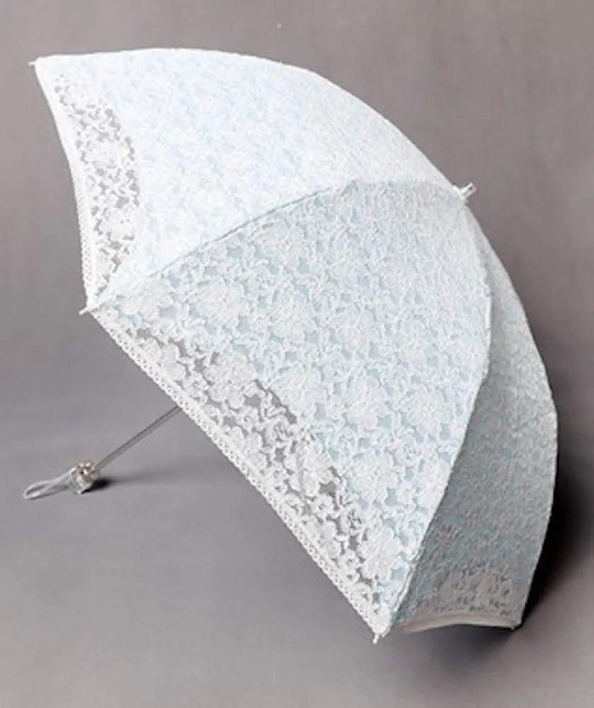 vintage white umbrella