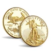 Custom Ddie Casting Engraving Liberty American Logo Coin US Gold Coin