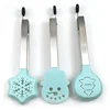 Multifunction Snowman Christmas Tree Snowflake Shape Nylon Food Tong