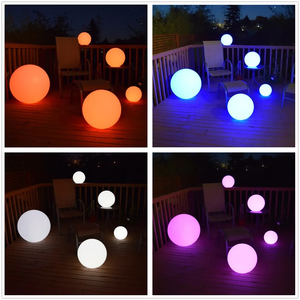 Coolqing Illuminated Led Ball/luminous Ball/led Solar Garden Ball
