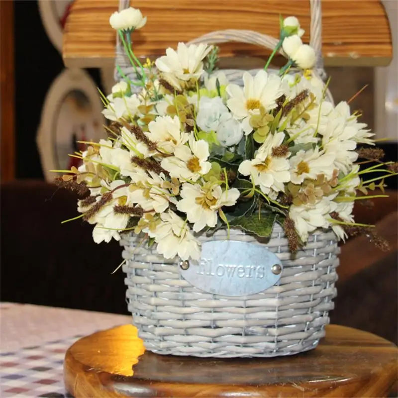 New Wicker Gift Baskets White Wicker Flower Baskets With Plastic Liner Buy Gift Baskets,Wicker