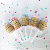 Gender Reveal Wedding Bridal Shower Confetti Cannon Customized Party Confetti Poppers Photo props Push Pop Confetti