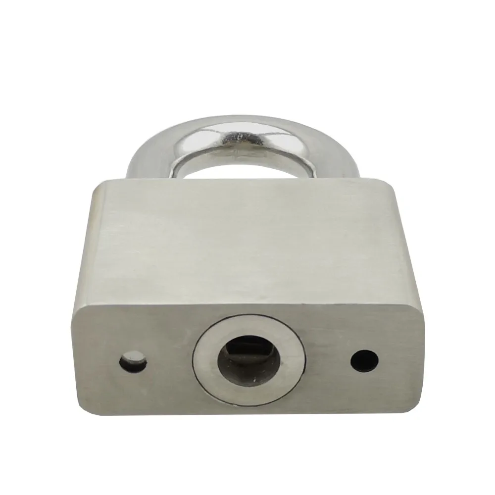 60 Mm Stainless Steel Padlock Solid Hardened Ss Round Corner Lock With
