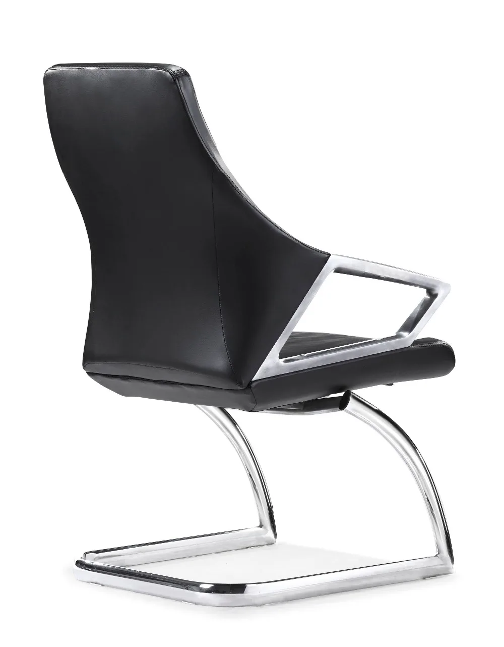 Leather Office Chair No Wheels For Conference Room - Buy Office Chair Without Wheels,Conference 