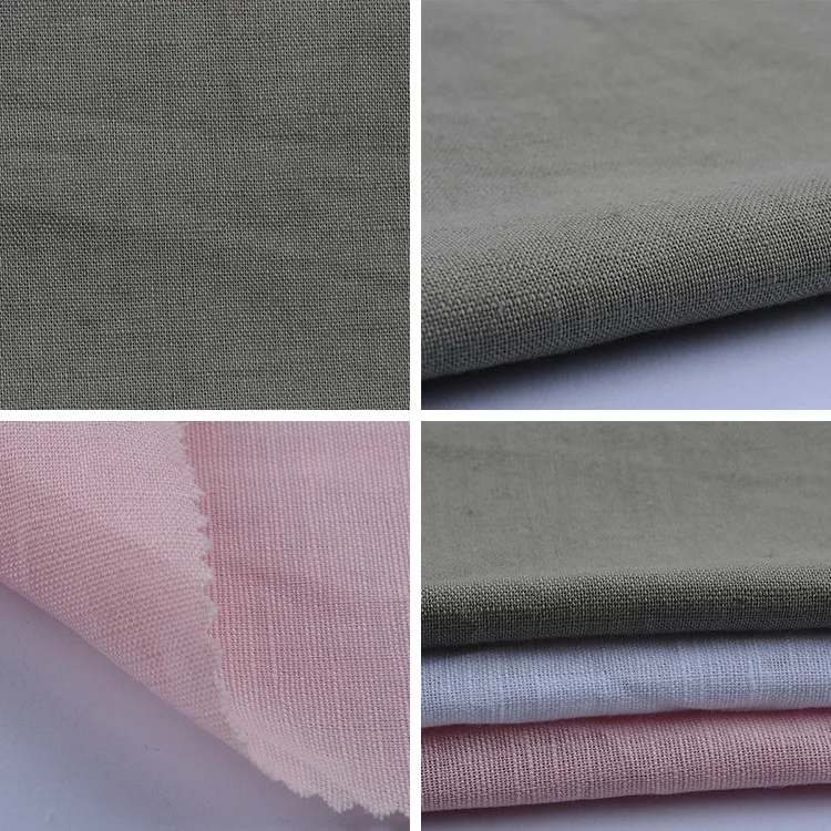 Wholesale Solid Color Cotton Linen Fabric Clothing Buy Cotton Linen