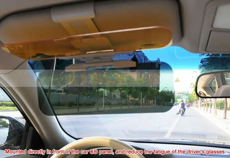 Yellow Semi Transparent Hard Pvc Plastic Auto Front Window Protect Eye