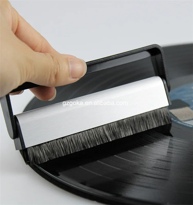 Anti Static Vinyl Turntable Player Lp Disc Cleaning Brush Customized