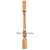 Wood Carved Grape Vine Newel Post / Baluster SPDL-05
