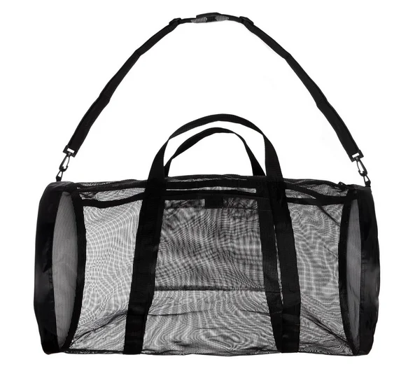 High Quality Mesh Sport Gym Shoulder Roll Bag Duffel With Tote Handle Product On