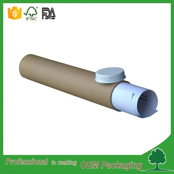 Shipping Tube Packaging Round Box Kraft Paper Mailing Tube Poster